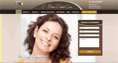 Desktop Screenshot of obriendentalcare.com