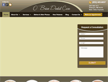 Tablet Screenshot of obriendentalcare.com